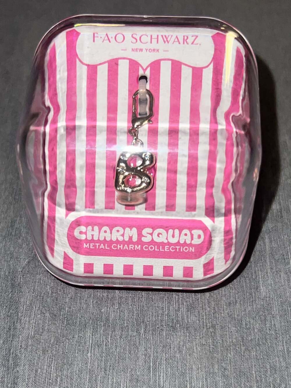 FAO Schwarz Charm Squad Metal Charm Letter B